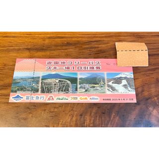 富士急行 株主優待 遊園地フリーパス　1枚 富士急ハイランド(遊園地/テーマパーク)