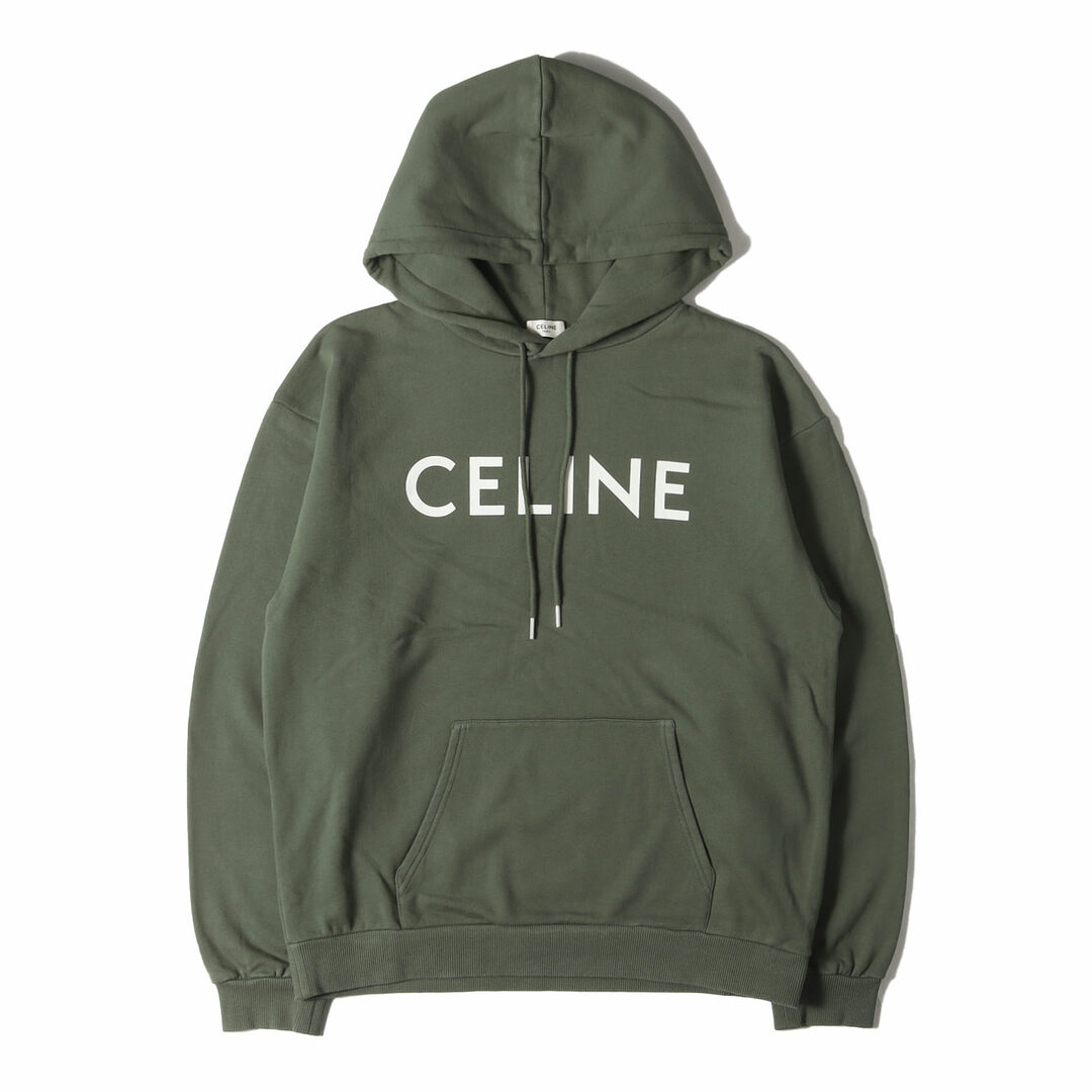 CELINE - CELINE セリーヌ パーカー サイズ:XL ロゴ ルーズ CELINE - CELINE セリーヌ パーカー サイズ:XL ロゴ ルーズ