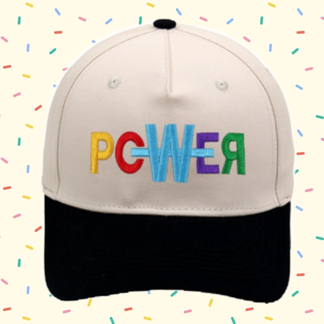 PEACEMINUSONE - 🩷G-DRAGON POWER キャップ /黒🩷 パワー 帽子 PEACEMINUSONE - 🩷G-DRAGON POWER キャップ /黒🩷 パワー 帽子