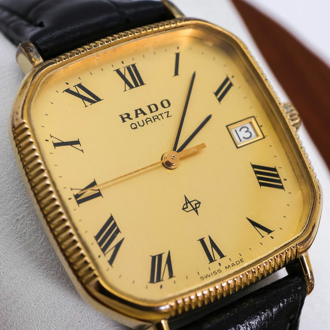 稼働 RADO 腕時計 スクエア アンティーク デイト レディース 稼働 RADO 腕時計 スクエア アンティーク デイト レディース