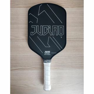 ピックルボール パドル JUCIAO T700生カーボンファイバー 白黒16mm(ラケット)
