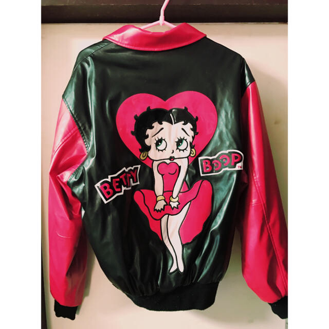 ライダースジャケットBettyBoop レザージャケット