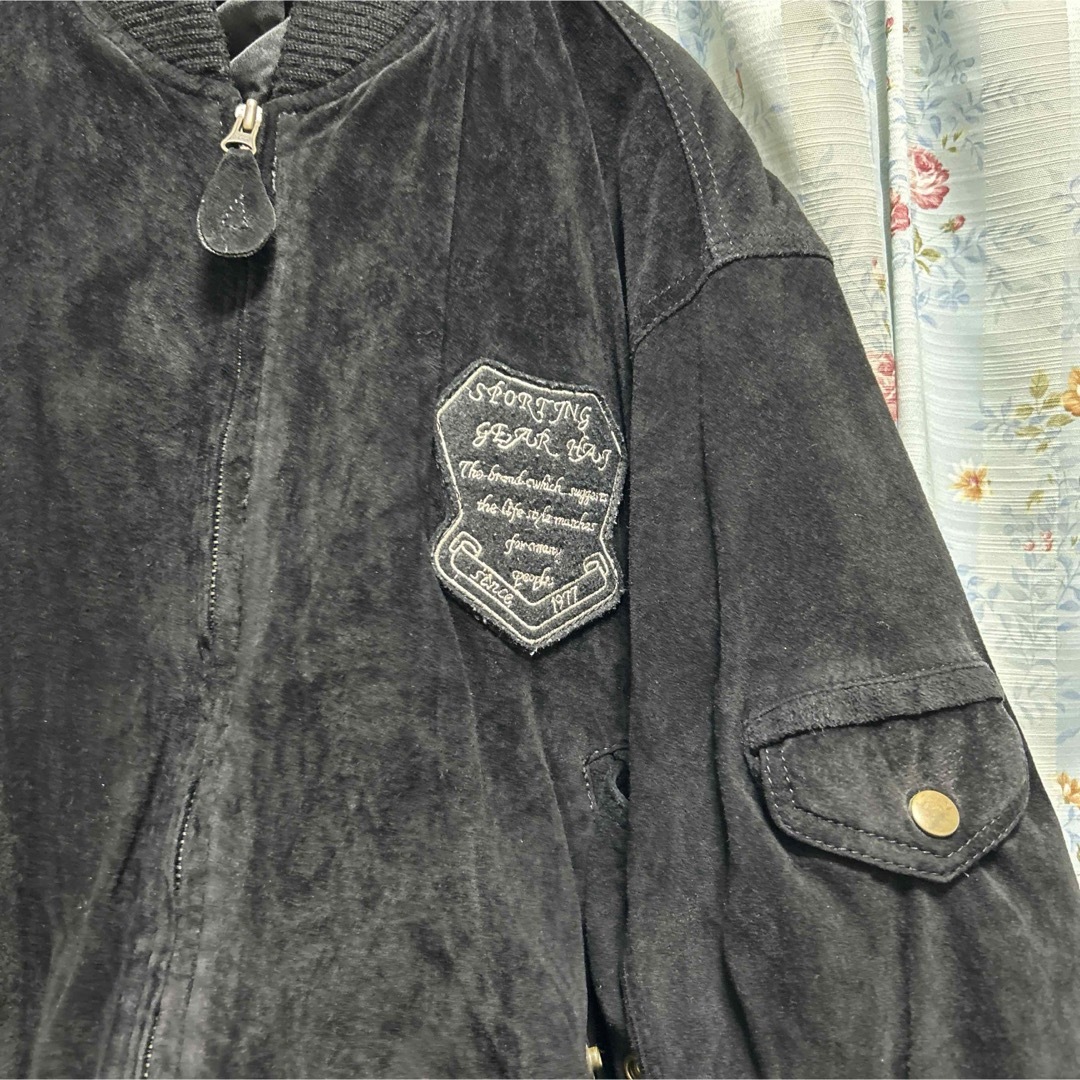 ISSEY MIYAKE - HAI SPORTING GEAR レザースウェードボンバー ISSEY MIYAKE - HAI SPORTING GEAR レザースウェードボンバー
