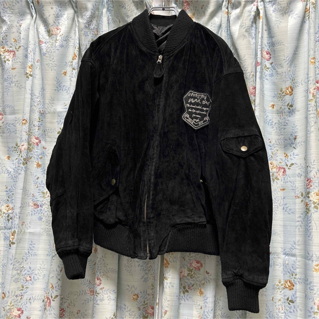 ISSEY MIYAKE - HAI SPORTING GEAR レザースウェードボンバー ISSEY MIYAKE - HAI SPORTING GEAR レザースウェードボンバー