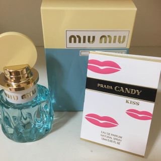 ミュウミュウ(miumiu)のなかむ様専用 miumiu 30ml 香水 PRADA香水付き(ショルダーバッグ)