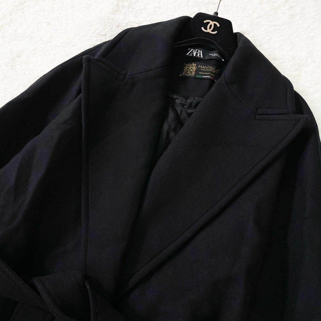 ZARA - 極美品 ZARA MANTECO ベルテッドロングコート ラップ ZARA - 極美品 ZARA MANTECO ベルテッドロングコート ラップ