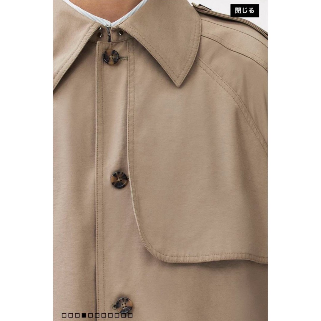 H&M - ☆新品未使用☆rokh × H&M トレンチコート Lサイズの通販 H&M - ☆新品未使用☆rokh × H&M トレンチコート Lサイズの通販