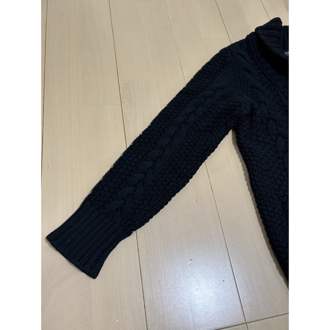 TOMORROWLAND(トゥモローランド)のTOMORROWLAND tricot 黒カーディガン メンズのトップス(カーディガン)の商品写真