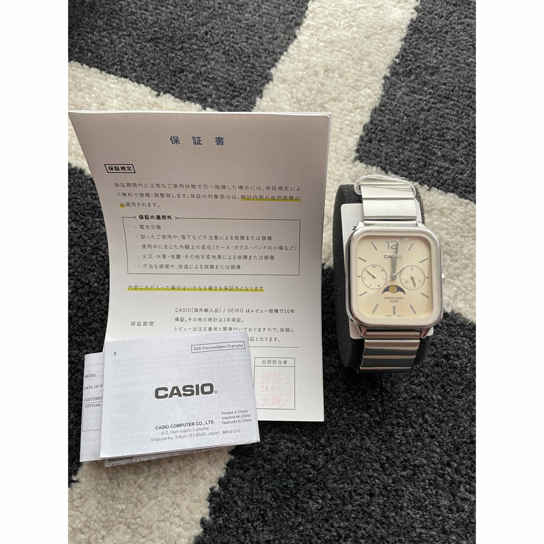 CASIO - カシオスタンダード ムーンフェイズ MTP-M305D-9A の CASIO - カシオスタンダード ムーンフェイズ MTP-M305D-9A の
