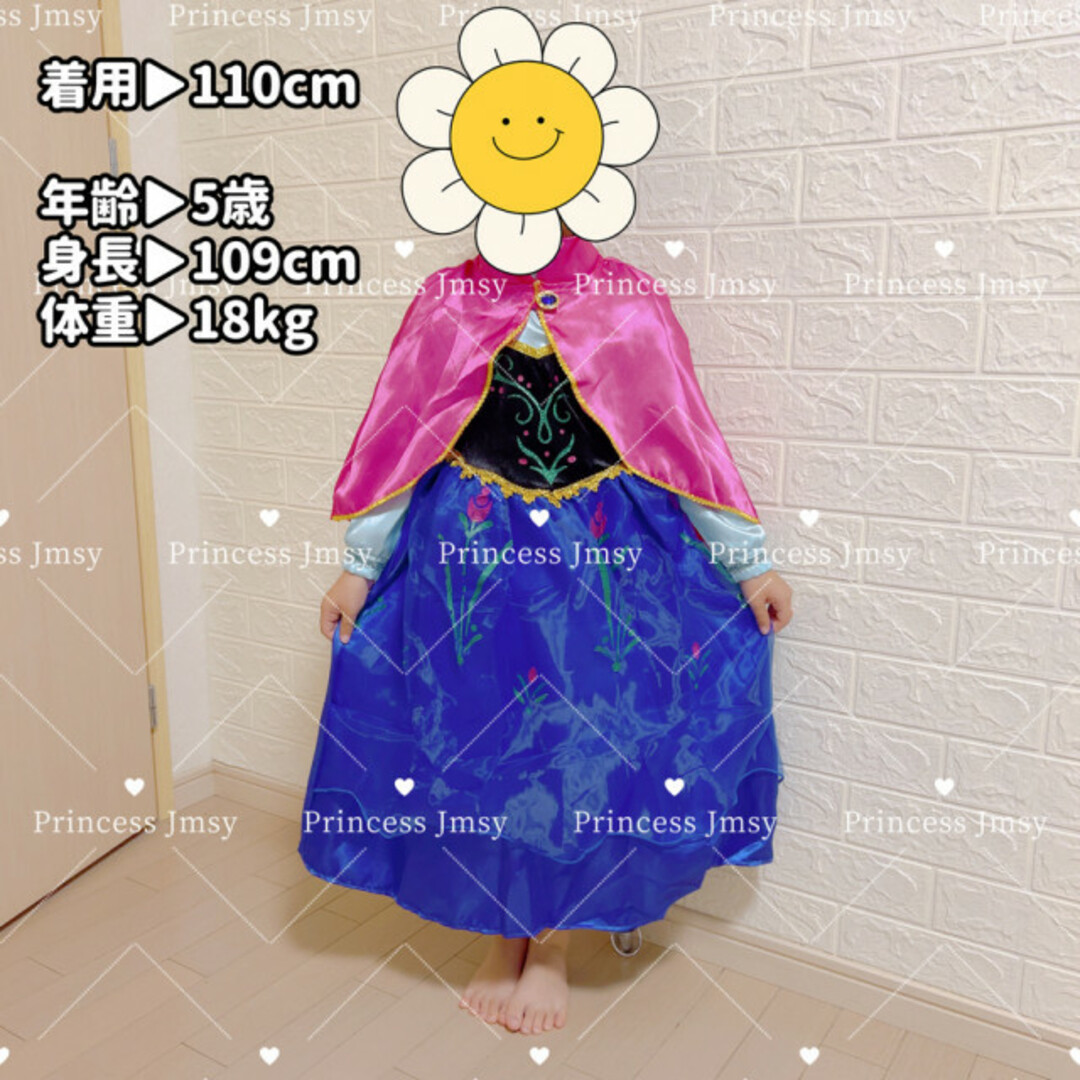 リトシー　アナと雪の女王 長袖ドレス 110/120 セット リトシー アナと雪の女王 長袖ドレス 110/120 セット Amazon