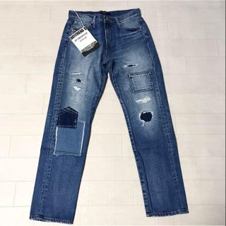 アズールバイマウジー(AZUL by moussy)の【9990円】ボーイフレンドデニム アズールバイマウジー 新品(デニム/ジーンズ)