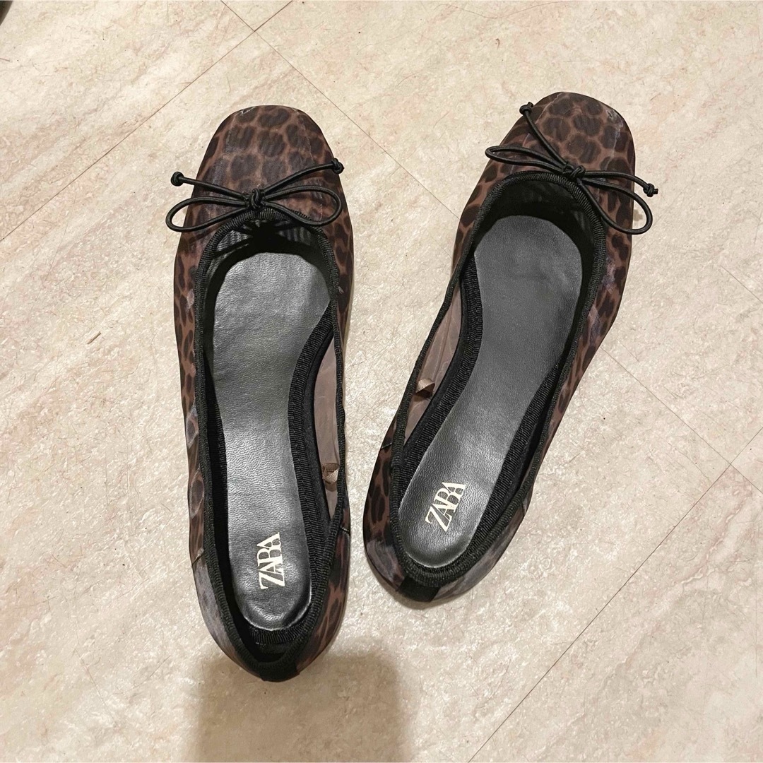 ZARA - ZARA ザラ アニマル レオパード ヒョウ柄 メッシュ ZARA - ZARA ザラ アニマル レオパード ヒョウ柄 メッシュ