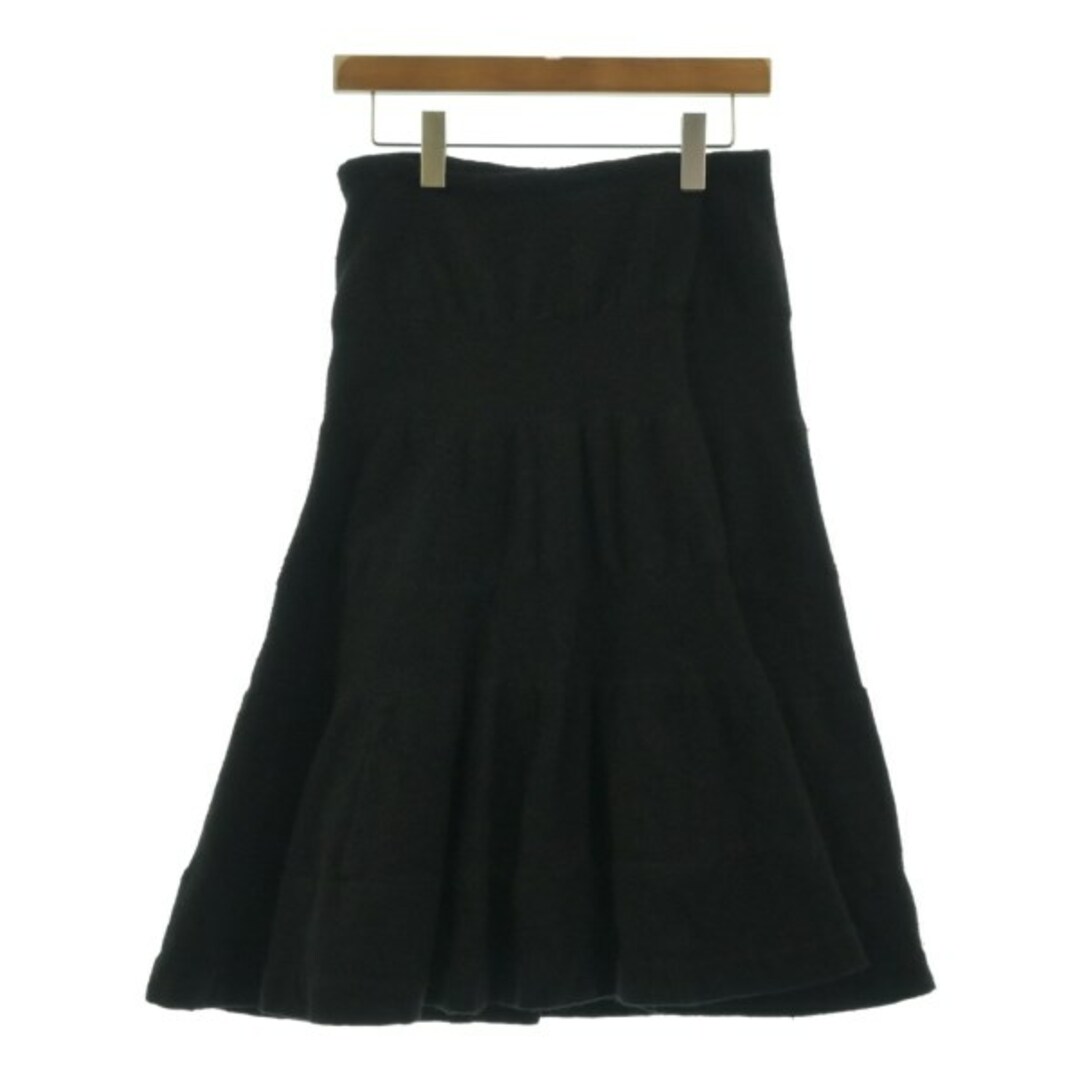 tricot COMME des GARCONS - tricot COMME des GARCONS ひざ丈スカート M 黒 【古着】【中古】
