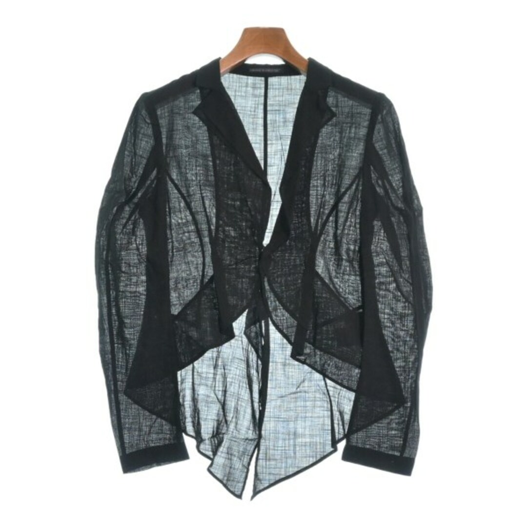 YOHJI YAMAMOTO テーラードジャケット 1(XS位) 黒 【古着】 YOHJI YAMAMOTO テーラードジャケット 1(XS位) 黒 【古着】