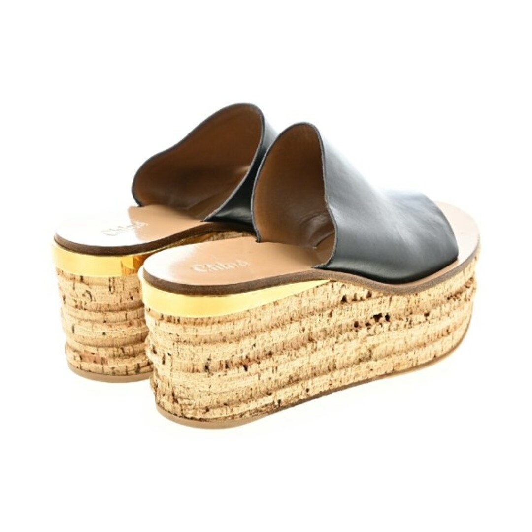 Chloe クロエ サンダル -(22.5cm位) 黒 【古着】【中古】 Chloe クロエ サンダル -(22.5cm位) 黒 【古着】【中古】