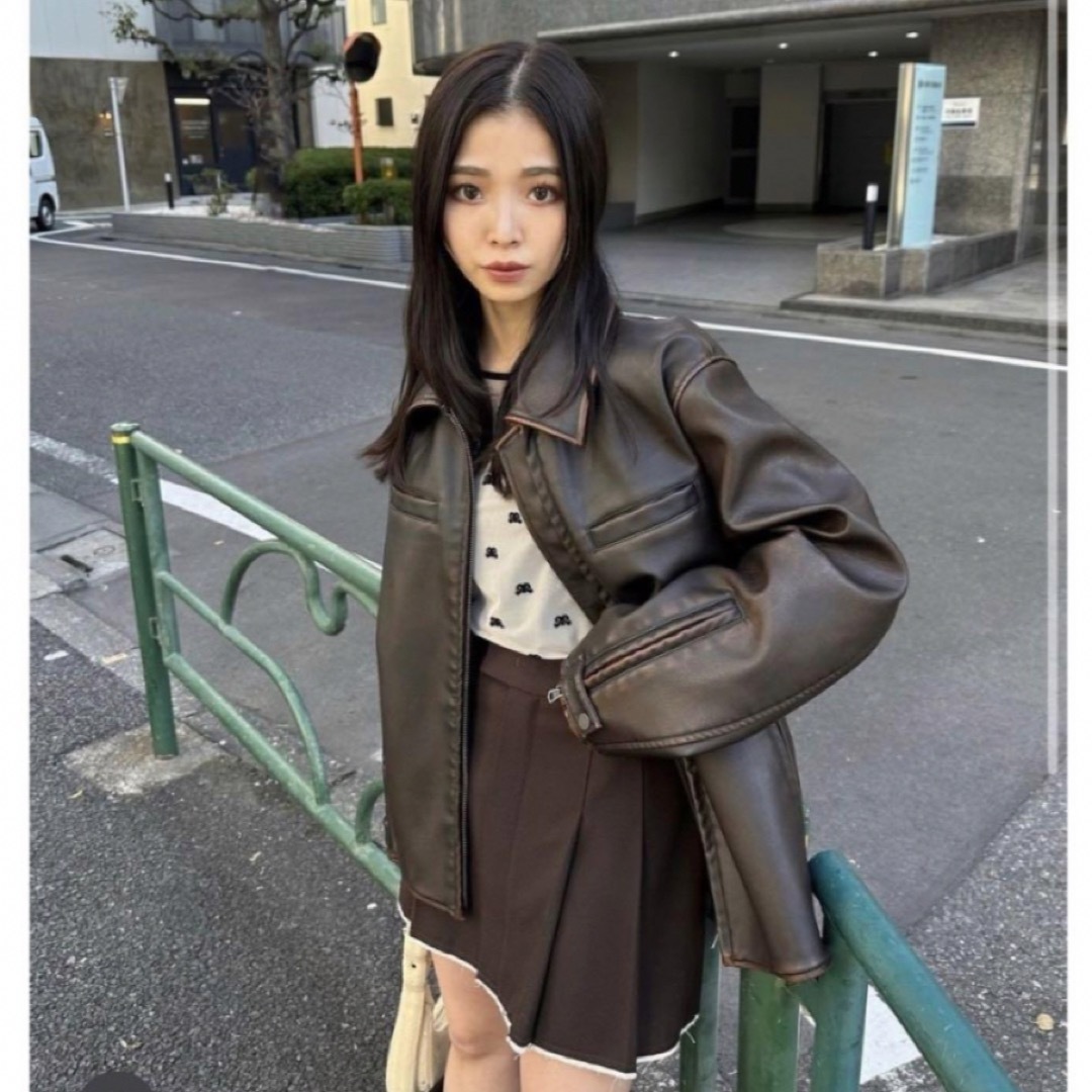 SLY - 新品完売♡MICHIXSLY F/LEATHER ジャケット♡ミチスライ SLY - 新品完売♡MICHIXSLY F/LEATHER ジャケット♡ミチスライ