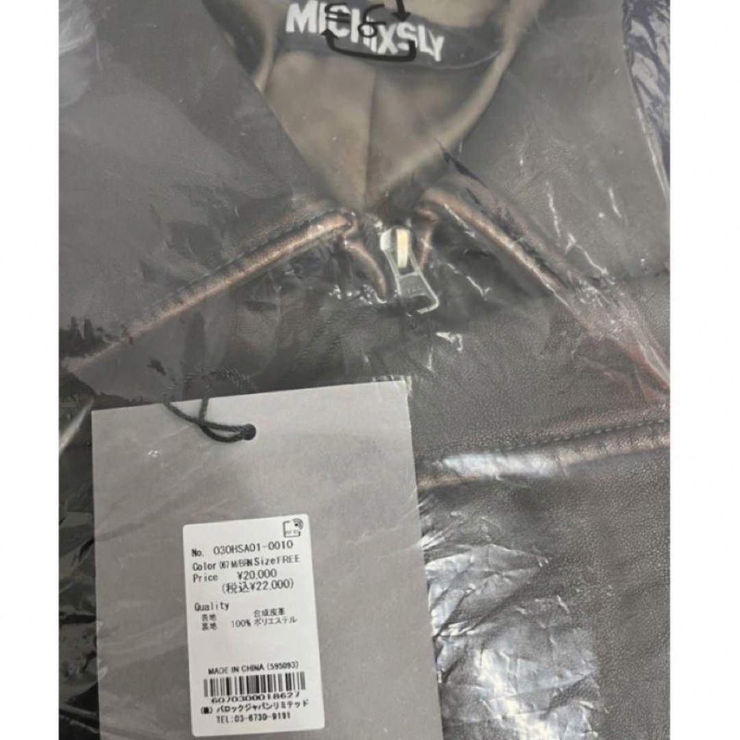 新品完売♡MICHIXSLY F/LEATHER ジャケット♡ミチスライ レザー 新品完売♡MICHIXSLY F/LEATHER ジャケット♡ミチスライ レザー