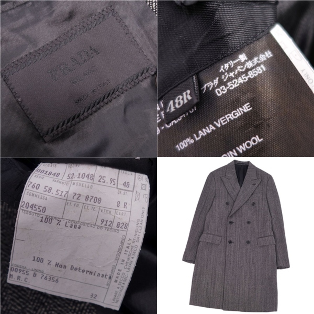 PRADA - 美品 プラダ PRADA コート チェスターコート ダブル PRADA - 美品 プラダ PRADA コート チェスターコート ダブル