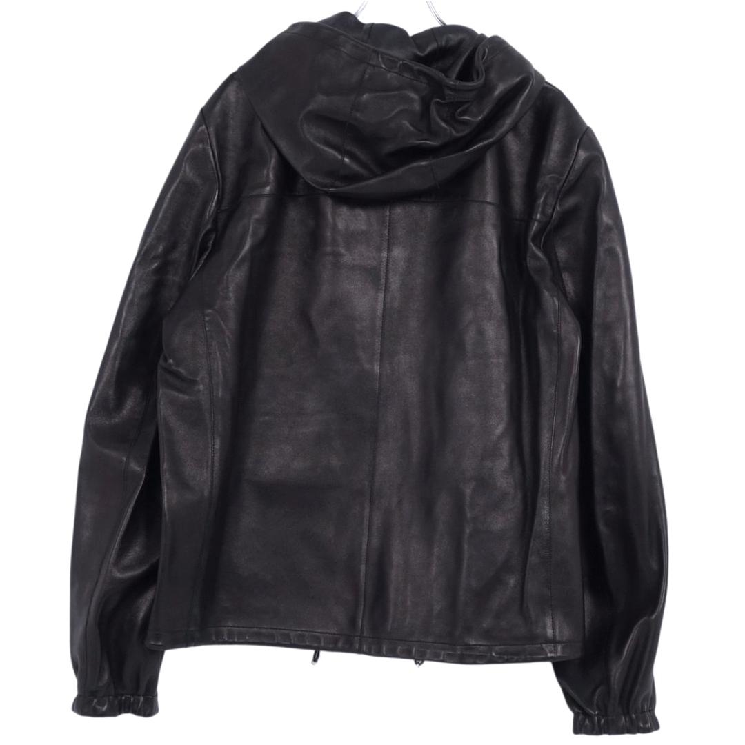 PRADA - 美品 プラダ PRADA 2020年 ジャケット パーカー レザー PRADA - 美品 プラダ PRADA 2020年 ジャケット パーカー レザー