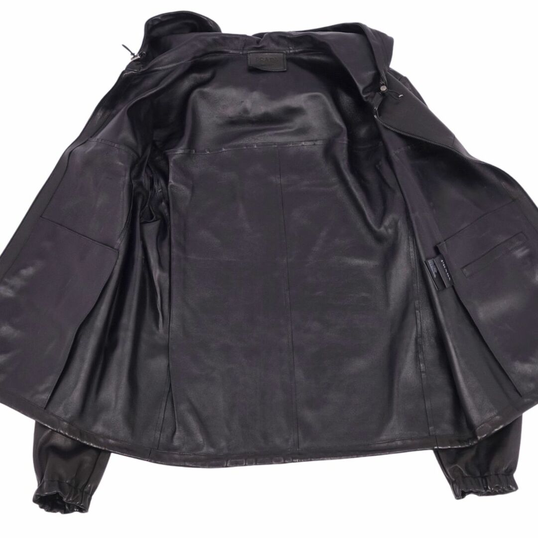 PRADA - 美品 プラダ PRADA 2020年 ジャケット パーカー レザー PRADA - 美品 プラダ PRADA 2020年 ジャケット パーカー レザー