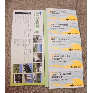  富士急行 株主優待 (遊園地/テーマパーク)