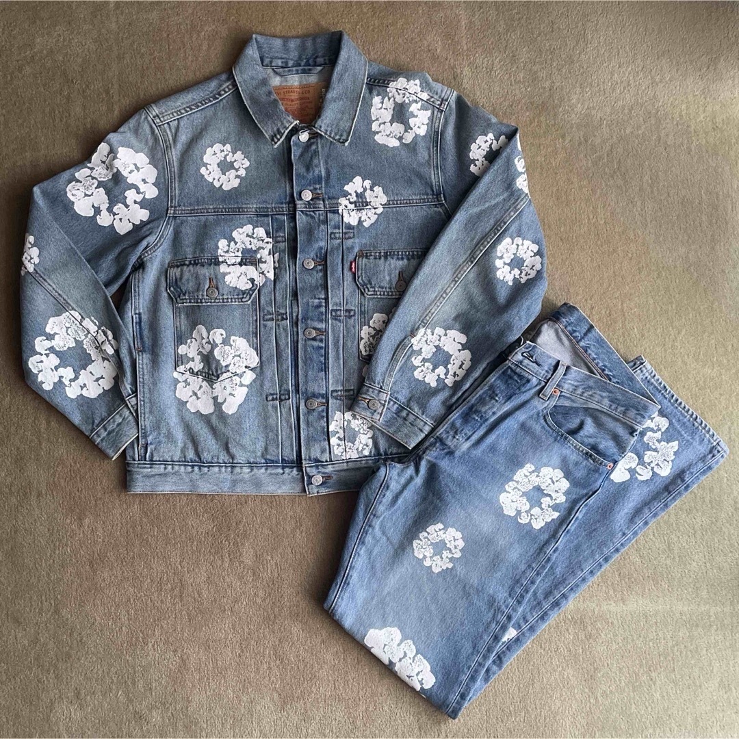 Levi's - Levi's x DENIM TEARS セットアップ サイズLの通販 by Levi's - Levi's x DENIM TEARS セットアップ サイズLの通販 by