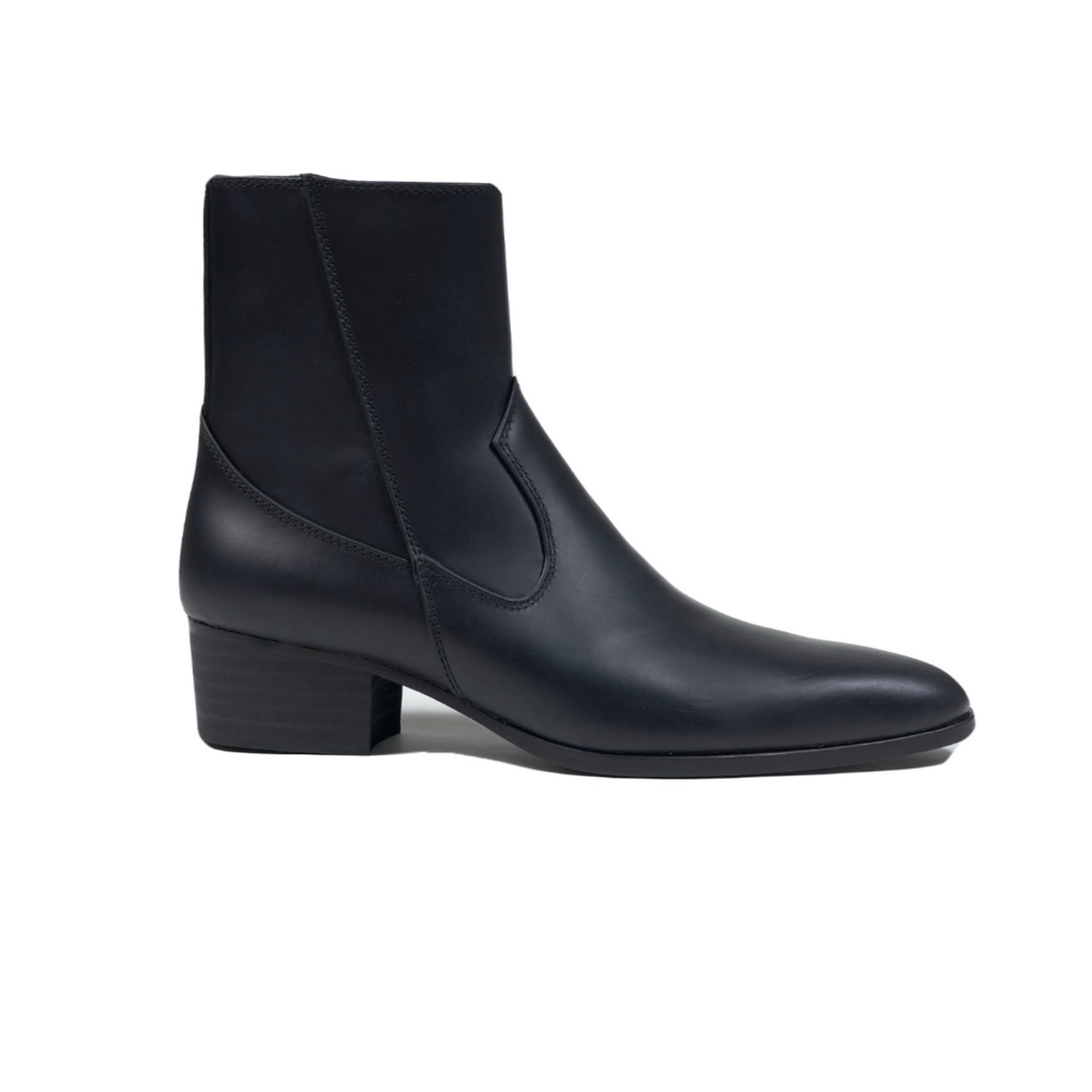 キップスキン 4.5cm ヒールブーツ - Kip Skin Heel Boot キップスキン 4.5cm ヒールブーツ - Kip Skin Heel Boot