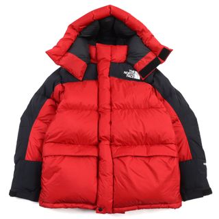 ザノースフェイス(THE NORTH FACE)の未使用品○THE NORTH FACE ザ・ノースフェイス ND92031 Him Down Parka ヒムダウンパーカ エクスペディション GORE-TEX INFINIUM/ゴアテックスインフィニウム ダブルフラップフロント ダウンジャケット レッド ブラック M 正規品 メンズ 定価68,200円(ダウンジャケット)