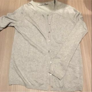 ザラ(ZARA)のZARAザラ シンプルグレーカーディガン(カーディガン)