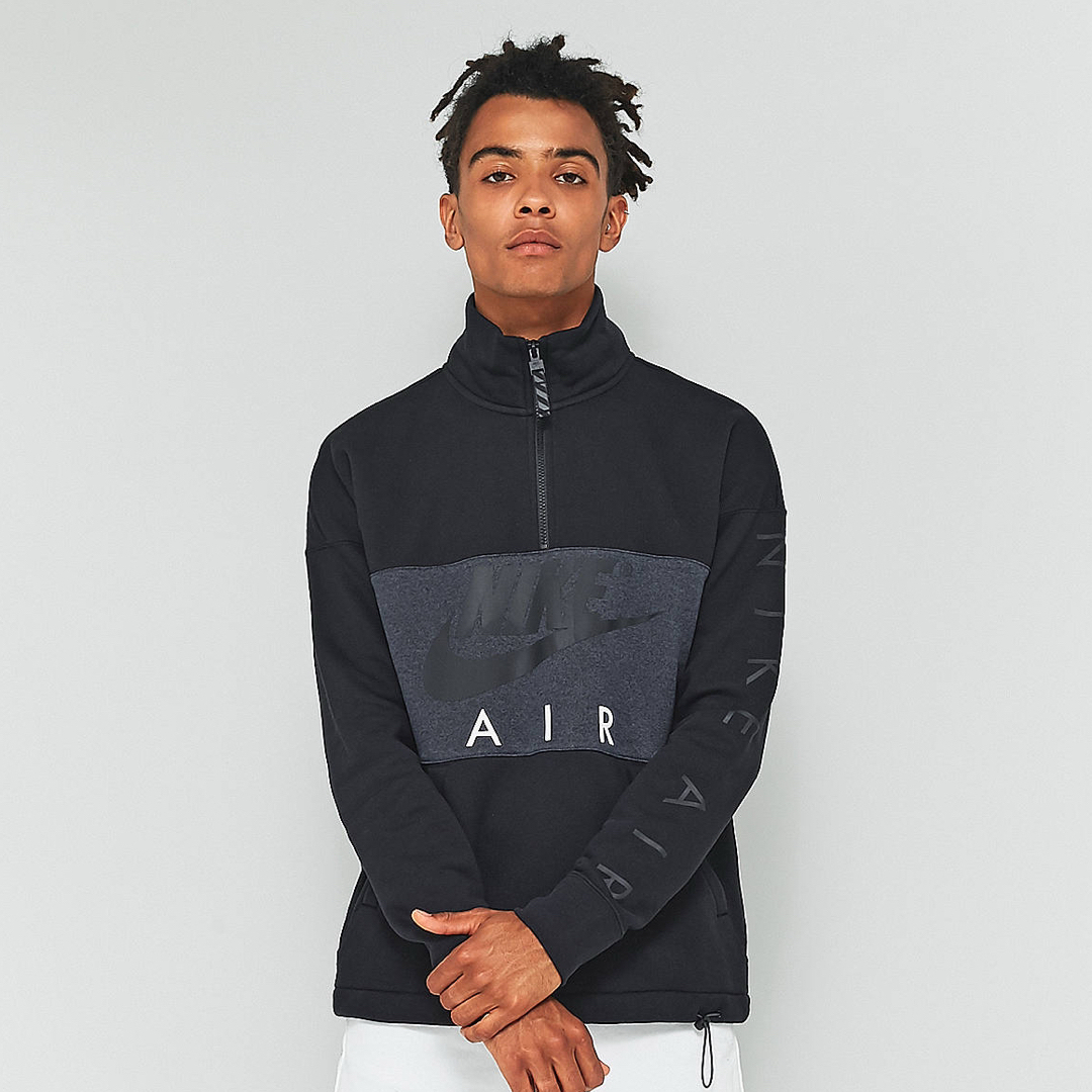 NIKE - 【激レア】ナイキ スウェット ハーフジップ ビッグロゴ NIKE - 【激レア】ナイキ スウェット ハーフジップ ビッグロゴ