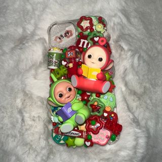 テレタビーズ iPhoneケース スマホケース デコ電(iPhoneケース)