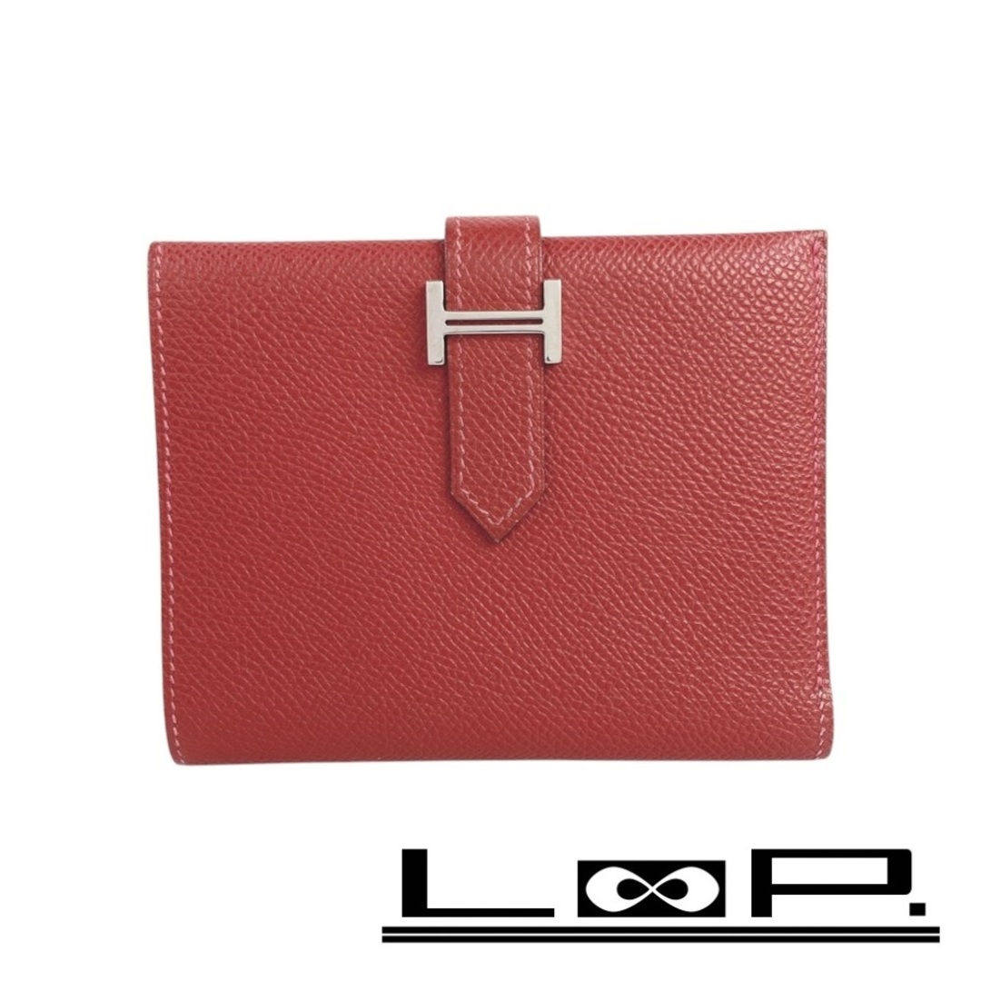 HERMES - □未使用□ エルメス ベアン コンパクト 2つ折り 財布 HERMES - □未使用□ エルメス ベアン コンパクト 2つ折り 財布