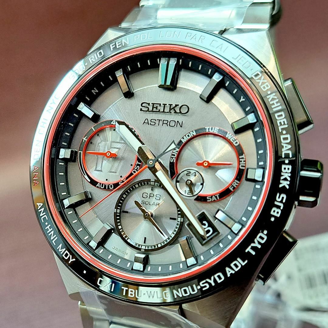 SEIKO(セイコー)の【新品】大谷翔平2022限定エンゼルスチームカラー アストロン SBXC125 メンズの時計(腕時計(アナログ))の商品写真