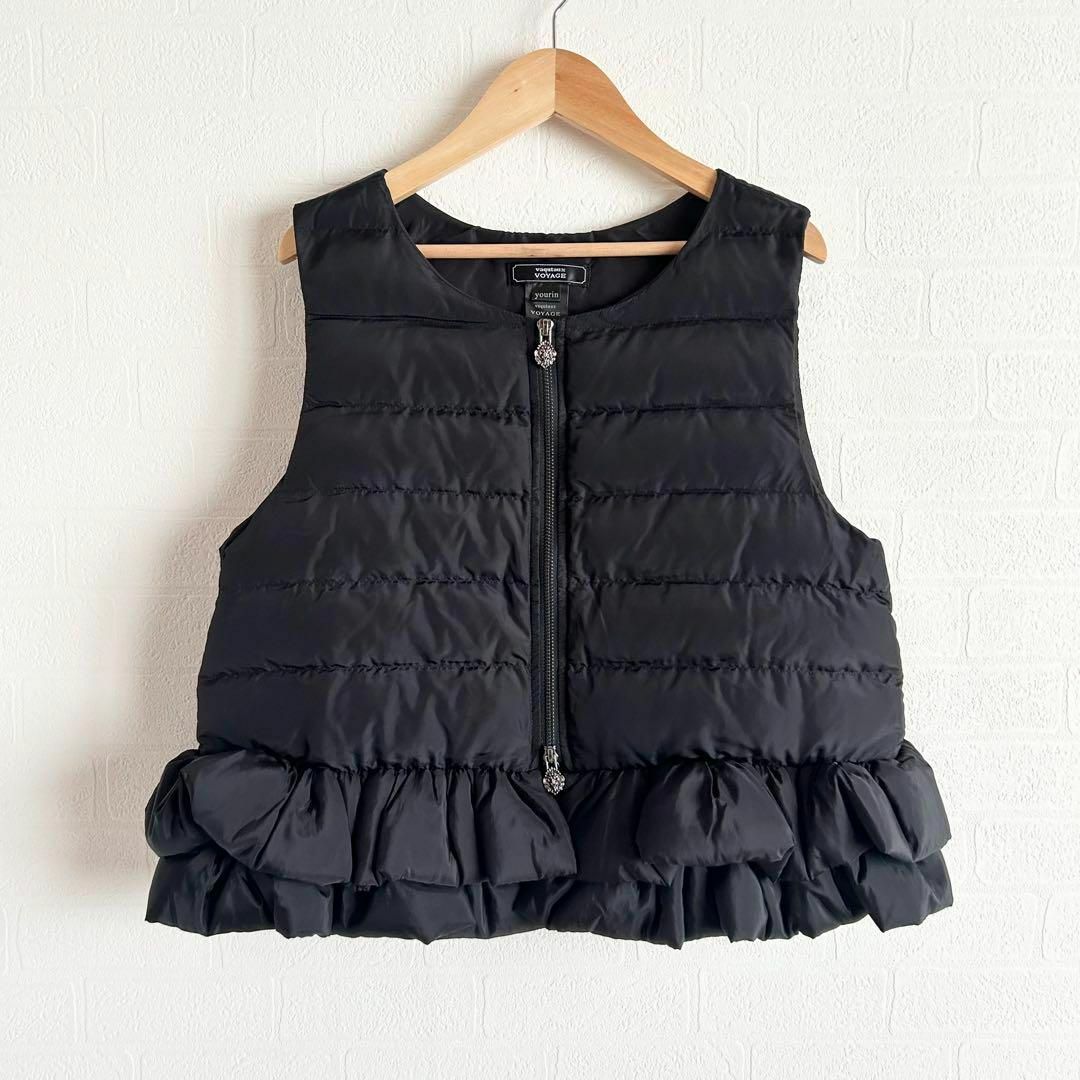 美品✨vaqutaux VOYAGE ダウンベスト ブラック yourin 美品✨vaqutaux VOYAGE ダウンベスト ブラック yourin