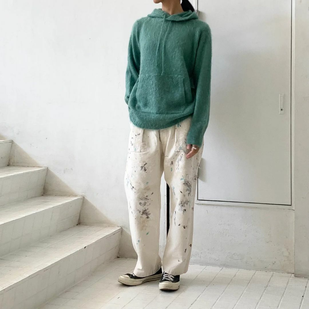 AURALEE - AURALEE BRUSHED モヘア パーカー size4 greenの通販 AURALEE - AURALEE BRUSHED モヘア パーカー size4 greenの通販