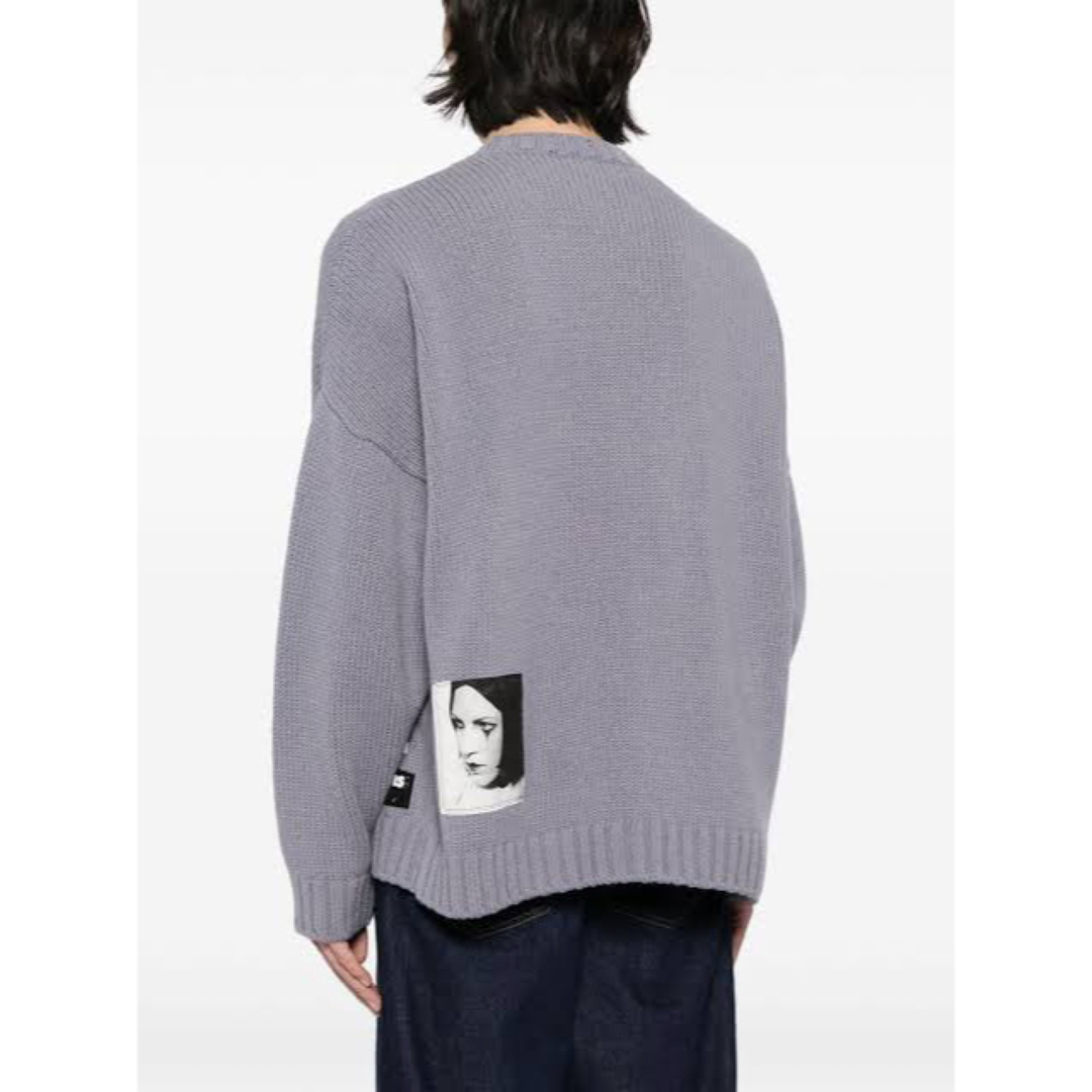 アンダーカバー 23AW ROSE JQ & パッチ オーバーサイズ ニット アンダーカバー 23AW ROSE JQ & パッチ オーバーサイズ ニット
