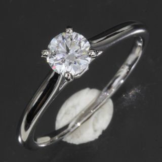 カルティエ(Cartier)のカルティエ ダイヤ0.32 ソリテールリング 7号(47) PT950E1516(リング(指輪))