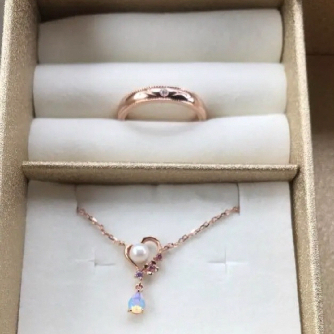 Samantha Silva(サマンサシルヴァ)の☆お値下げ☆サマンサシルヴァ ネックレス&リングセット レディースのアクセサリー(ネックレス)の商品写真