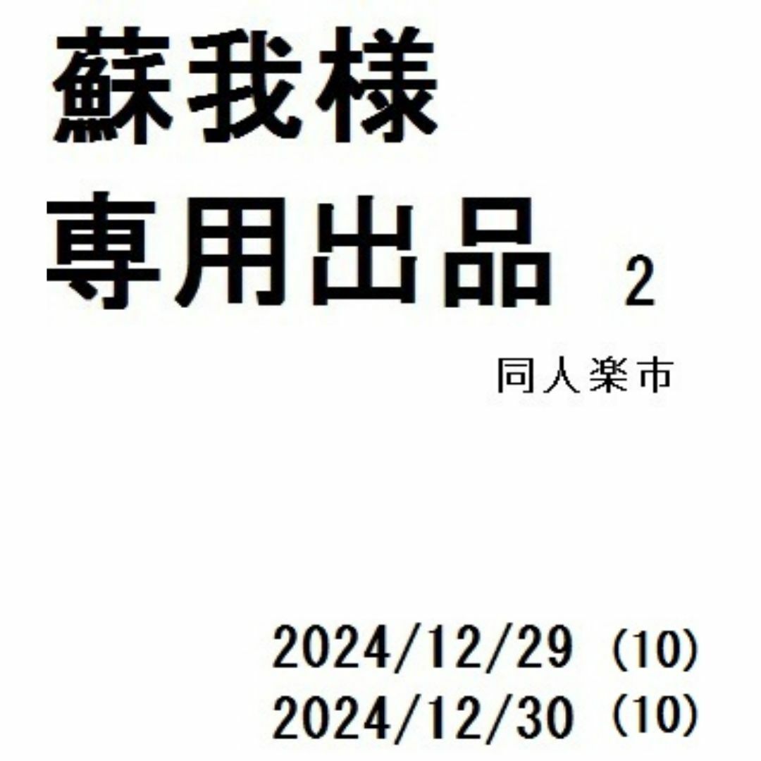蘇我様専用出品 その2 その他のその他(その他)の商品写真