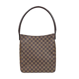 ルイヴィトン(LOUIS VUITTON)のルイヴィトン ルーピングGM ダミエ ショルダーバッグ ダミエキャンバス N51144 ブラウン レディース LOUIS VUITTON  中古(ショルダーバッグ)