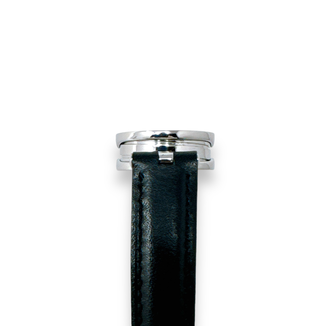 BVLGARI - ブルガリ ビーゼロワン BZ22S 革ベルト ブラック BVLGARI - ブルガリ ビーゼロワン BZ22S 革ベルト ブラック