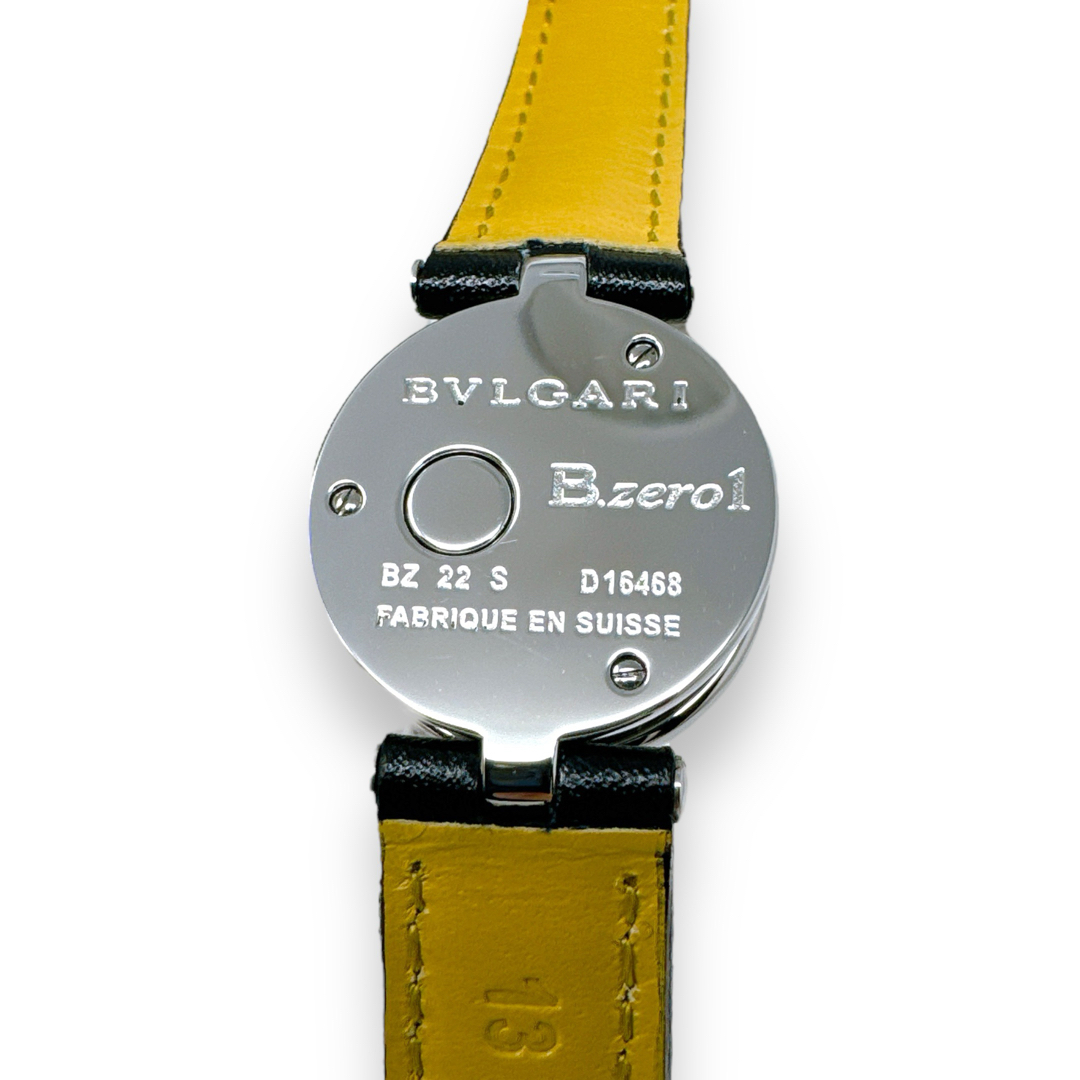 BVLGARI - ブルガリ ビーゼロワン BZ22S 革ベルト ブラック BVLGARI - ブルガリ ビーゼロワン BZ22S 革ベルト ブラック