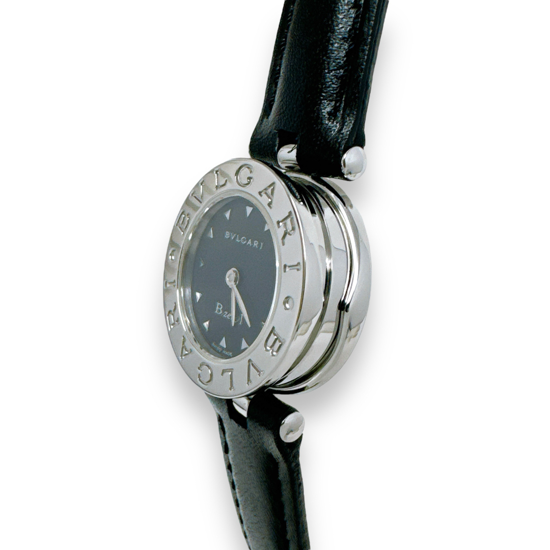 BVLGARI - ブルガリ ビーゼロワン BZ22S 革ベルト ブラック BVLGARI - ブルガリ ビーゼロワン BZ22S 革ベルト ブラック