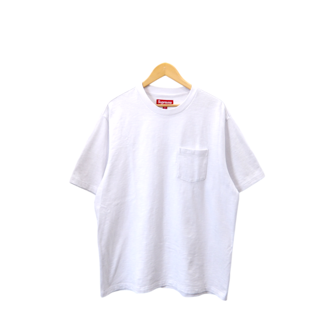 Supreme - SUPREME 24ss S/S Pocket Tee WHITE サイズM