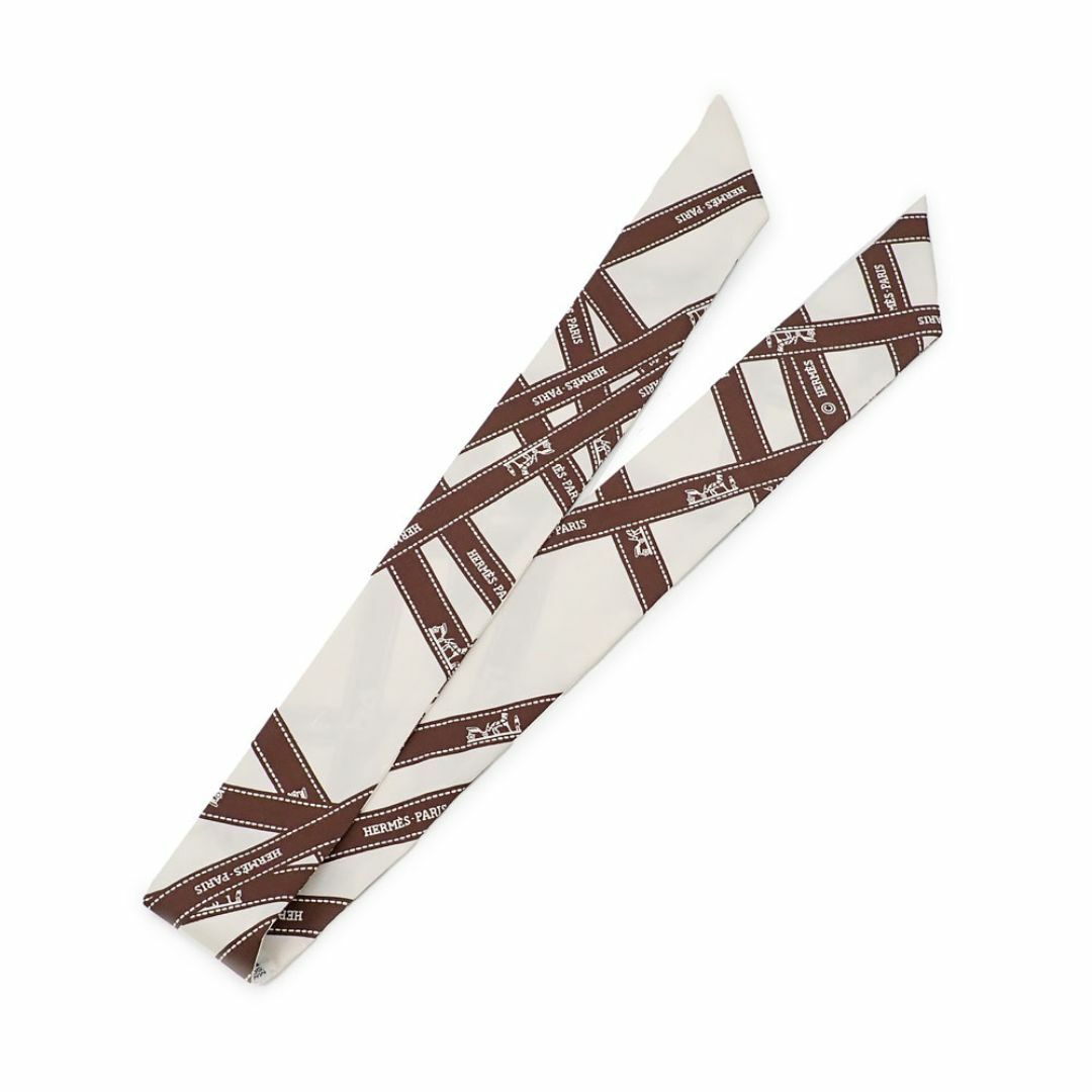 美品 エルメス ツイリー リボンスカーフ 061719S ボリュデュック 美品 エルメス ツイリー リボンスカーフ 061719S ボリュデュック