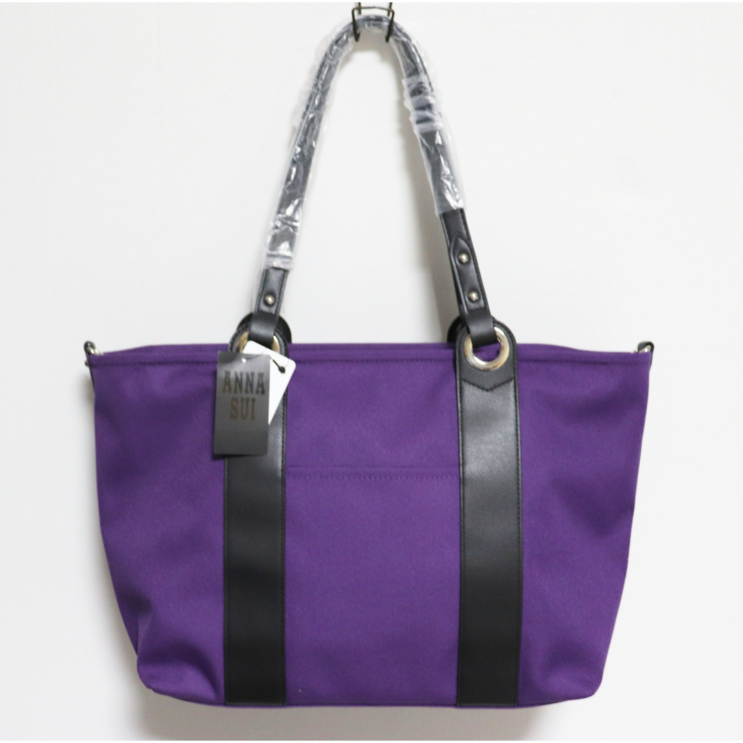 ANNA SUI - 《アナスイ》新品 ポーチ付 大きめ 2wayトートバッグ ANNA SUI - 《アナスイ》新品 ポーチ付 大きめ 2wayトートバッグ