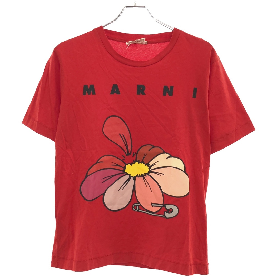 MARNI - MARNI マルニ 21AW プリントTシャツ THJEL32EPT USCR14 レッド 38