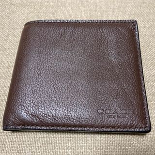 コーチ(COACH)のCOACH 二つ折り財布 茶(折り財布)