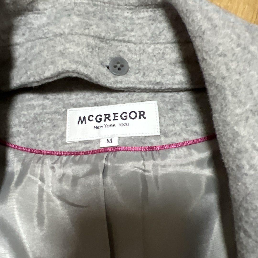 MacGregor(マグレガー)の#MCGREGOR #ノーカラー #チェスターコート 襟取り外し可 レディースのジャケット/アウター(チェスターコート)の商品写真