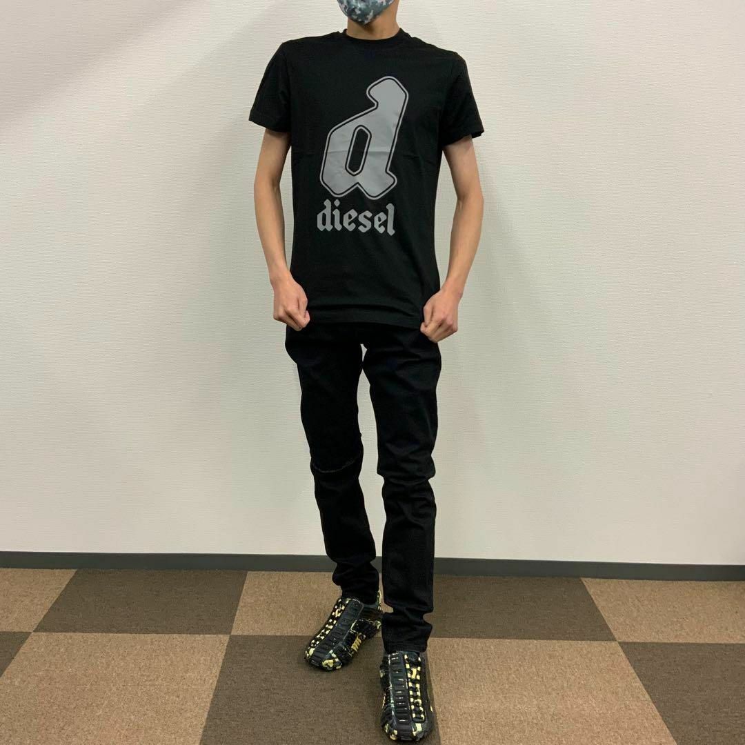 DIESEL(ディーゼル)のDIESEL　T-DIEGOR 13-H　A17092　S　ブラックBIGロゴ メンズのトップス(Tシャツ/カットソー(半袖/袖なし))の商品写真